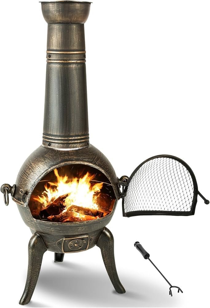Cheminée en fonte