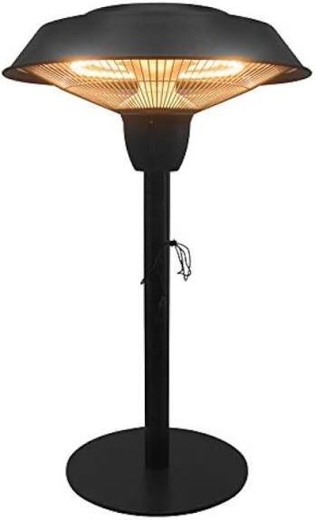 Parasol chauffant de table noir